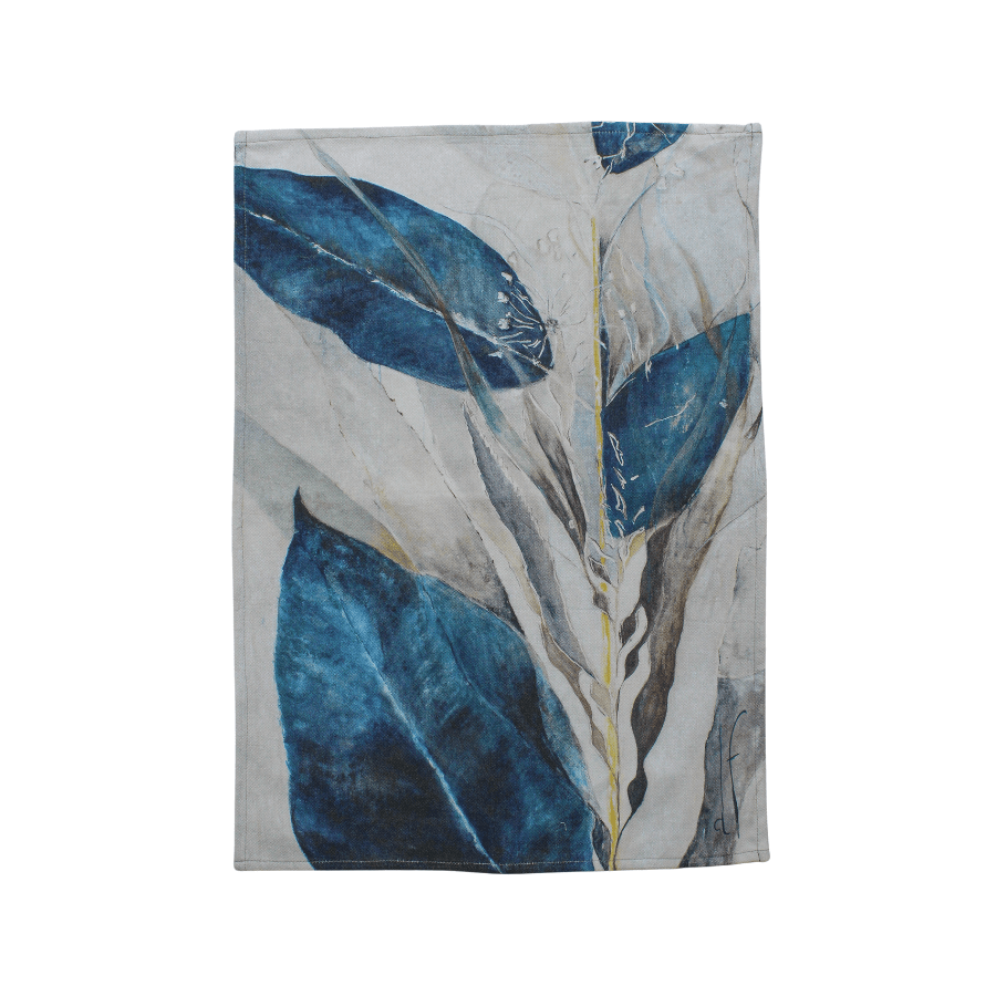 Organic Blue Tea Towel