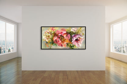 Floriography on Wall - Kim Black - Ruthanne Collection