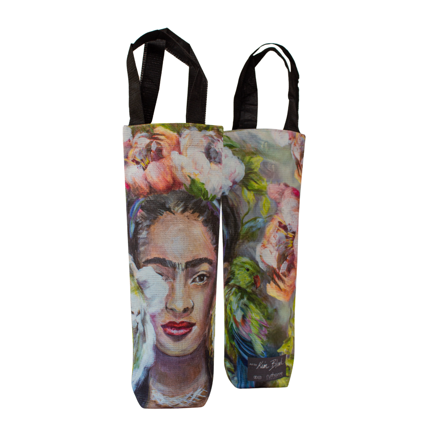 Frida Wine Bag - Kim Black - Ruthanne Collection