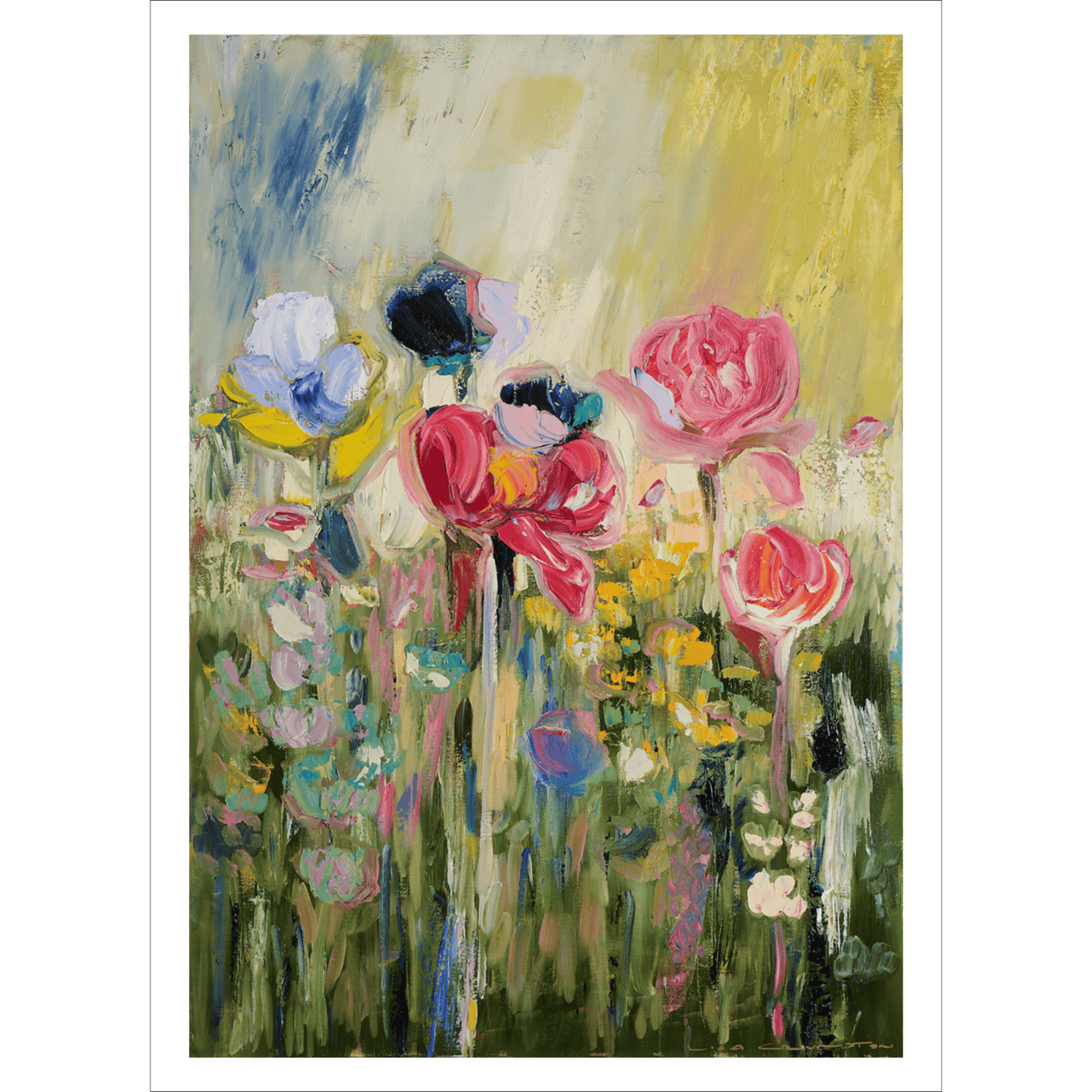 God Makes Things Grow Poster Print