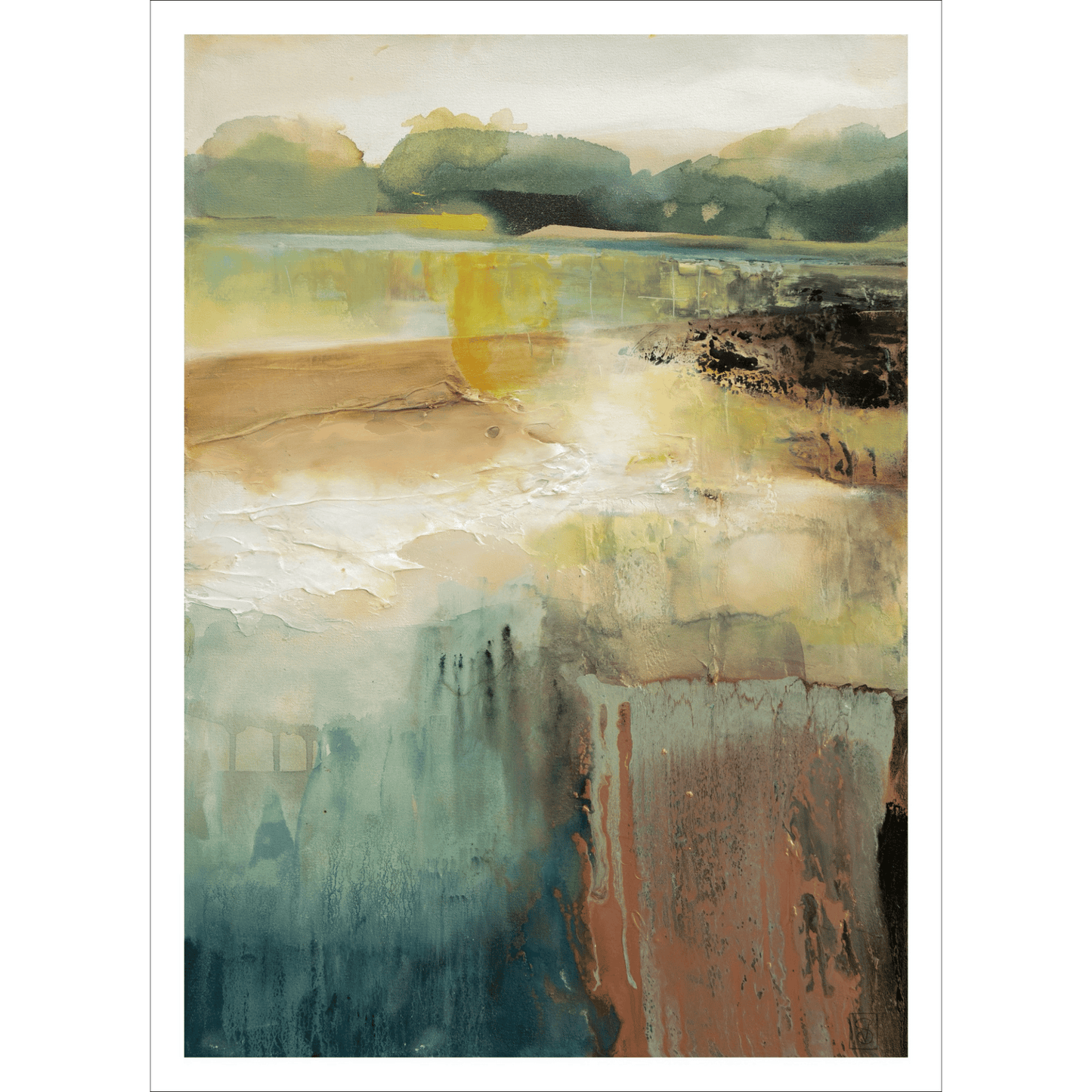 Misty Mountain lI Poster Print