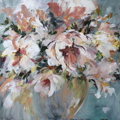 Pink Peonies Canvas Print