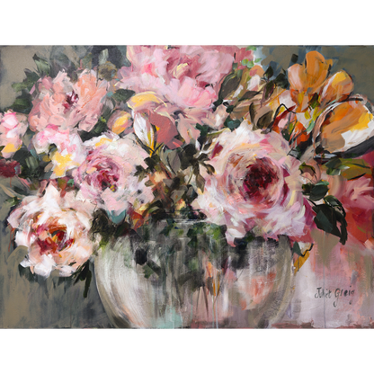 Pink Roses Canvas Print