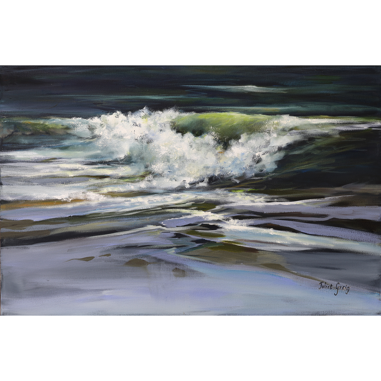 Rolling Wave Canvas Print