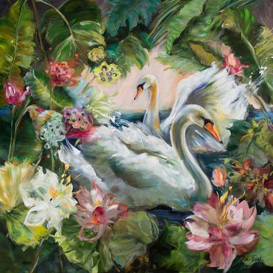 The Swans Canvas Print