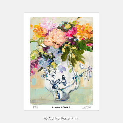 To Have and to Hold - Limited Edition Signed Poster Print by Kim Black