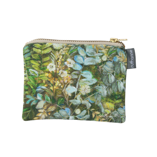 Botanical Cotton Coin Purse