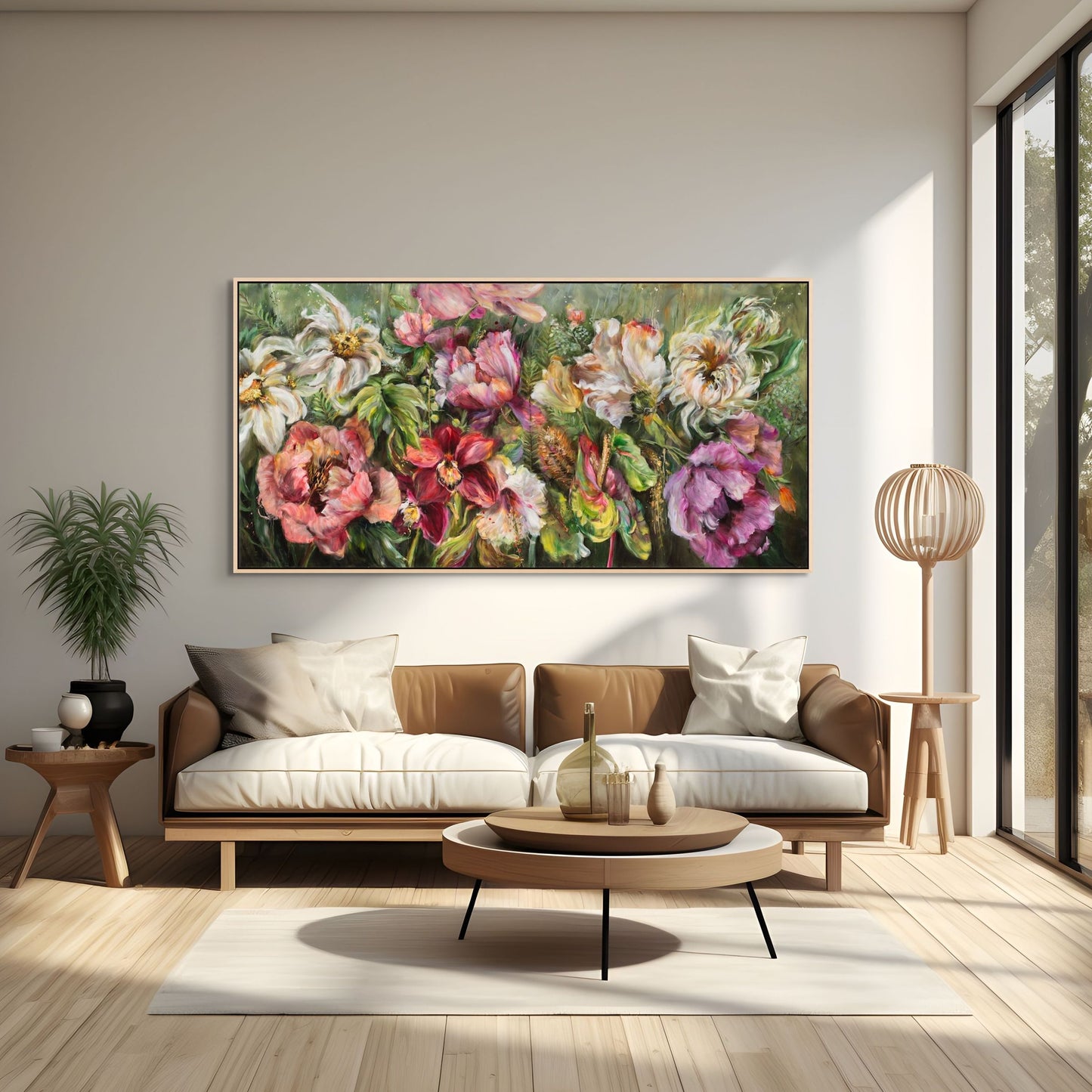 A Peace of The Garden Canvas Print