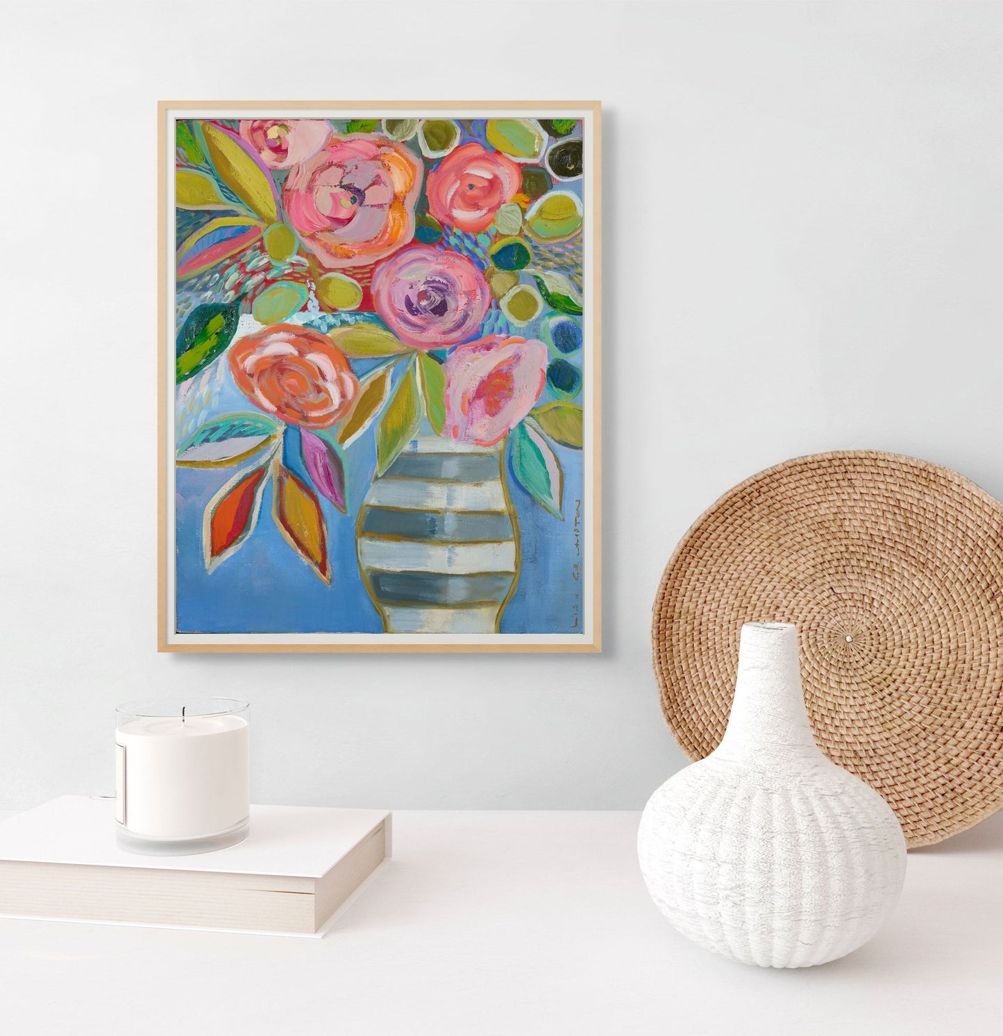 Bright Florals ll Poster Print