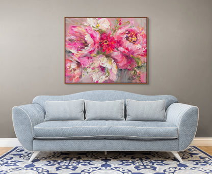 Particularly Pink Canvas on the Wall - Kim Black - Ruthanne Collection
