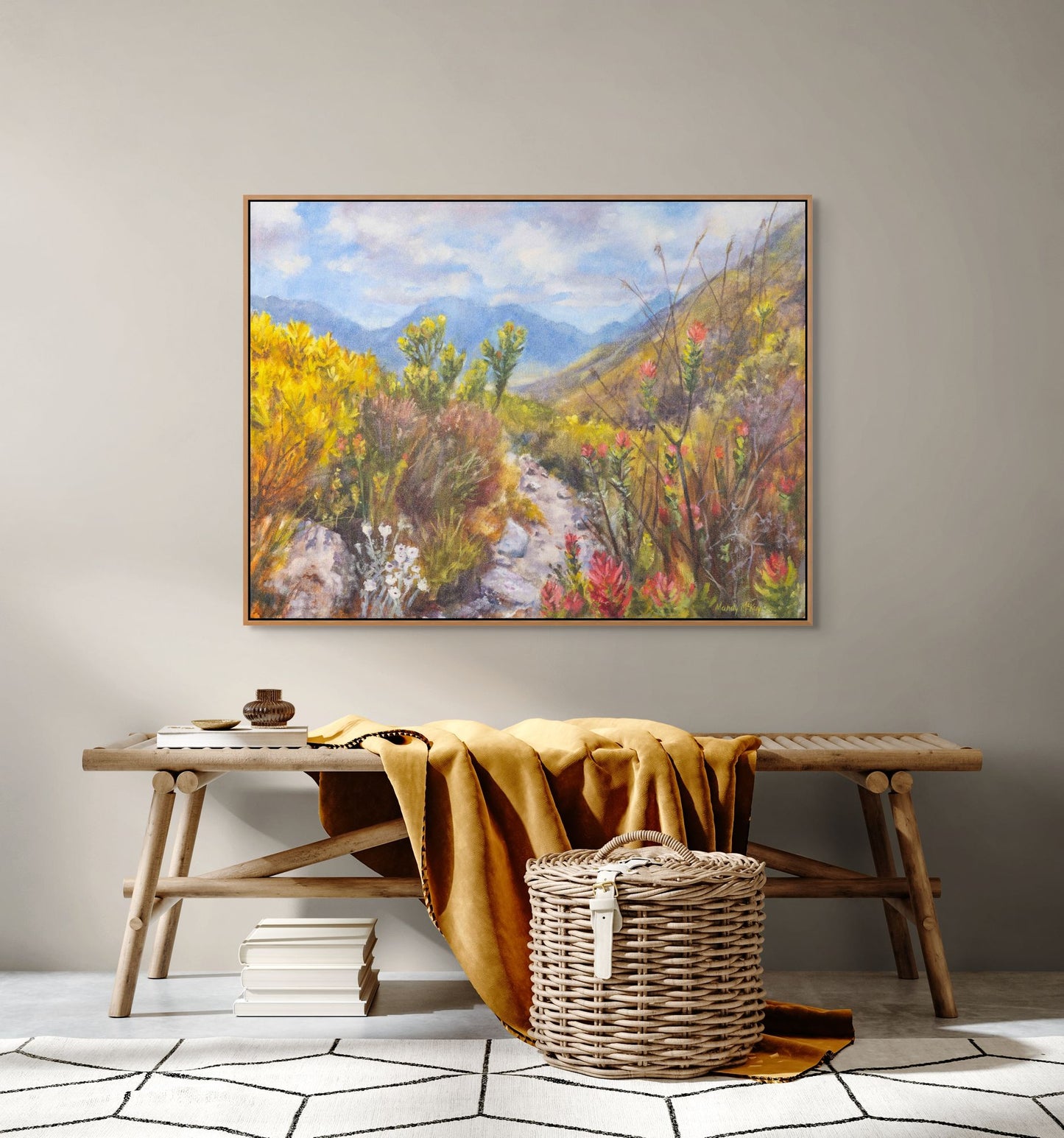 Fynbos Joy, Koegelberg Canvas Print