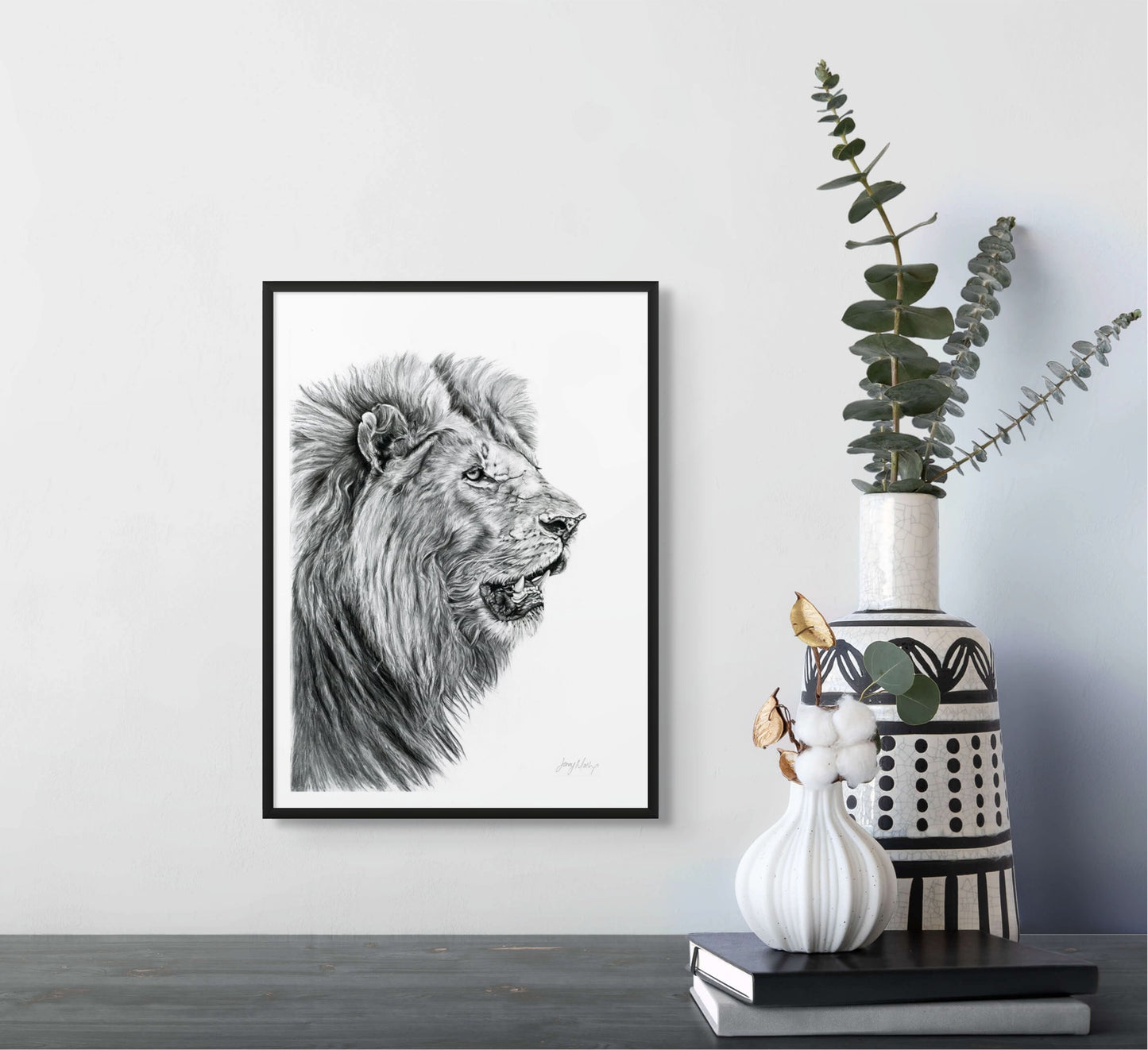 Lion Poster Print