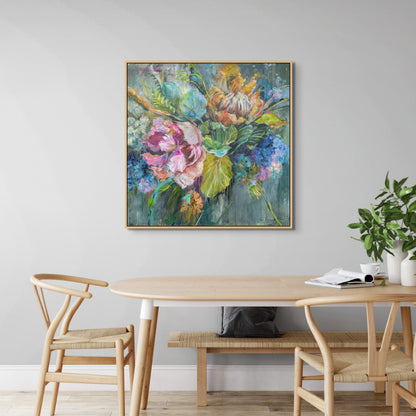 Garden Florale Canvas Print on Wall - Kim Black - Ruthanne Collection
