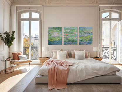 Water Lillies - Unity Canvas Print